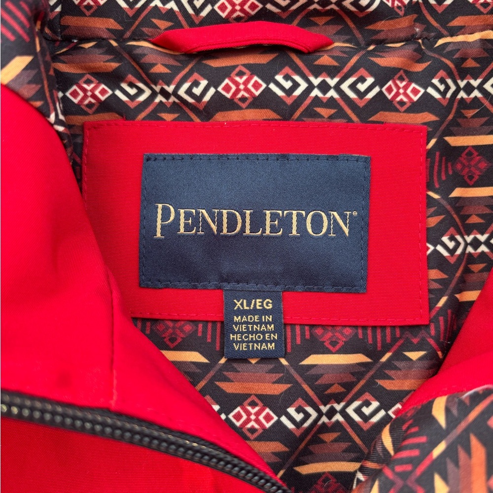 Red Aztec Pendleton Water-Proof Gorp-Core Jacket - Picture 10 of 10
